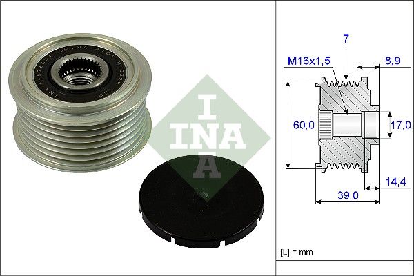 WILMINK GROUP Механизм свободного хода генератора WG1253812